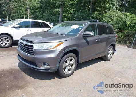 2016 Toyota Highlander Limited V6 from USA, damaged, VIN 5TDDKRFHXGS247773